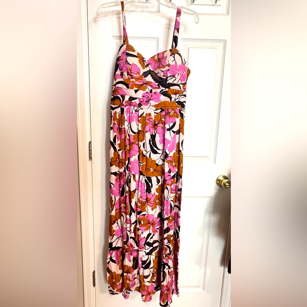 Maurice’s Large, strap,  soft cup floral dress.